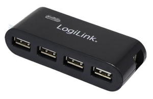 LogiLink HUB USB 2.0 4-portowy z zasilaczem, czarny - 2877797529