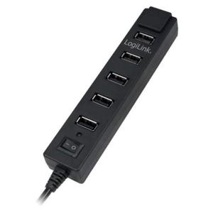 LogiLink 7-Portowy HUB USB2.0 z wlacznikiem ON/OFF - 2875089157