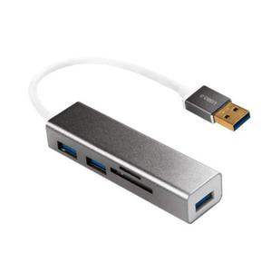 LogiLink Hub USB 3.0 3 porty z czytnikiem kart - 2877229278