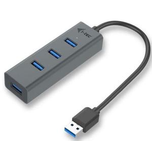 i-tec USB 3.0 Metal 4-portowy pasywny HUB USB, 4x port USB 3.0 - 2877797531