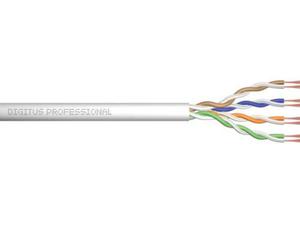 Digitus Kabel teleinformatyczny, instalacyjny, U/UTP kat.5e 4x2xAWG24/1, drut, miedziany, PVC, 305m, szary - 2877337170