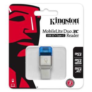 Kingston MobileLite DUO 3C USB3.1+TypeC microSDHC/SDXC - 2877229341