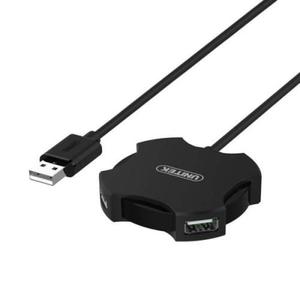 Unitek HUB 4x USB 2.0 micro - czarny + OTG; Y-2178 - 2876495541