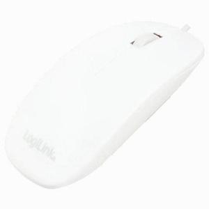 LogiLink Plaska mysz optyczna USB, biala - 2859623808