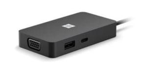 Microsoft USB-C Travel Hub Commercial Black 1E4-00003 - 2874237371