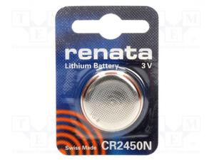 Bateria CR2450N litowa RENATA z konierzem / BAT-CR2450N/RE-B - 2869639334