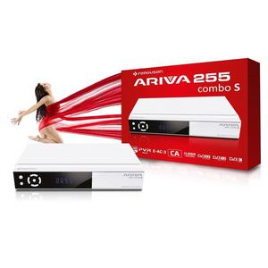 Tuner SAT FERGUSON ARIVA 255 Combo S biay DVB-S2/DVB-T2 H.265 HEVC CI/CI + Ethernet - 2871307732