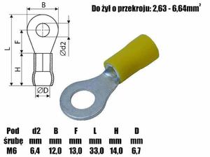 Konektor oczkowy KOY-6 601110 - 2835344646