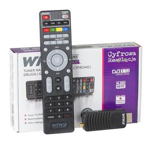 Tuner DVB-T2 TV naziemnej H.265 HEVC WIWA Mini / BX4885 - 2871596810