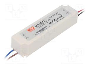 Zasilacz 12V/3A 36W MEAN WELL IP67 / LPV-35-12 - 2871995564