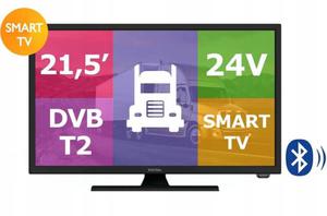 Telewizor 21,5" MISTRAL DVB-T2 H.265/DVB-S2 HDMIx2/USBx2/CI SMART TV 12/24V / MI-TV 2155 HDS - 2871596783