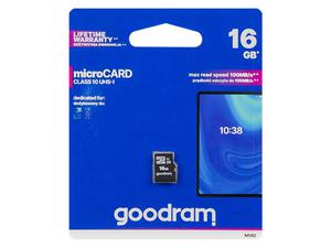 Karta SD 16GB micro GOODRAM class 10 - 2869936824