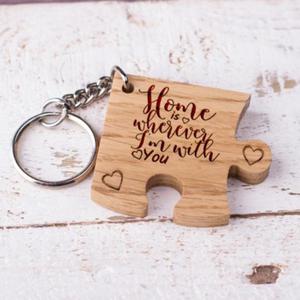 Home is wherever I'm with you - brelok grawerowany - 2849729526