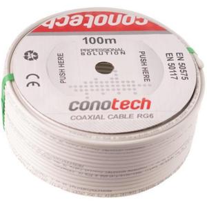 Conotech Kabel koncentryczny antenowy telewizyjny satelitarny NS113TRI (100m) - 2871732881