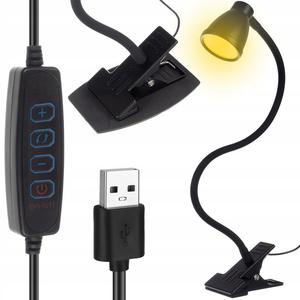 Maxy Izoxis Lampka biurkowa szkolna nocna do czytania na klips 24 LED USB - 2876317843