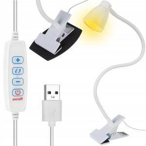 Maxy Izoxis Lampka biurkowa szkolna nocna do czytania na klips 24 LED USB - 2876317844