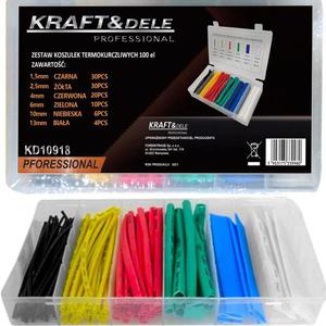 Kraft&Dele Koszulki rurki termokurczliwe 100szt. KD10918 - 2876726247