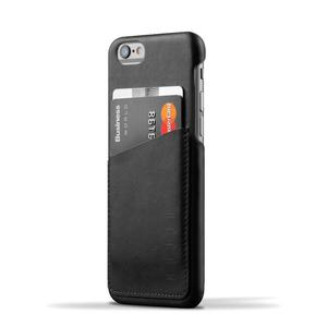 Mujjo Wallet - etui skrzane do iPhone 6/6s (czarny) - 2859480001