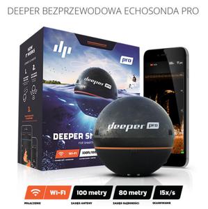 Deeper Smart Sonar PRO - echosonda do owienia ryb z technologi Wi-fi - 2859480079