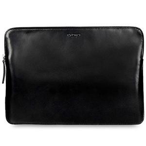 Knomo Soho Sleeve - etui skrzane do MacBook 12 (czarne) - 2859480259