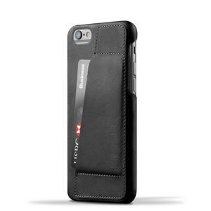 Mujjo Wallet 80 - etui skrzane do iPhone 6/6s (czarne) - 2859480590