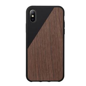 Native Union Clic Wooden - obudowa ochronna do iPhone X (czarna) - 2859480621