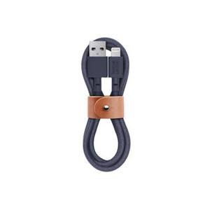 Native Union Belt Cable - kabel Lightning 1,2m ze skrzanym zapiciem (marine) - 2859480626