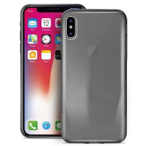 PURO 0.3 Nude - Etui iPhone Xs / X (czarny przezroczysty) - 2859480646