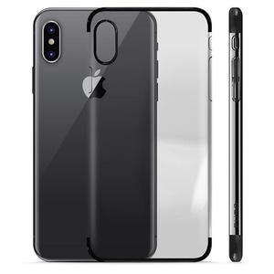 PURO Verge Crystal Cover - Etui iPhone X (czarny) - 2859480695