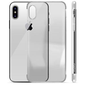 PURO Verge Crystal Cover - Etui iPhone X (srebrny) - 2859480696