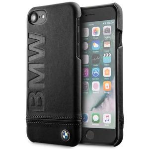 BMW Signature - Skrzane etui iPhone 8 / 7 (czarny) - 2859480739