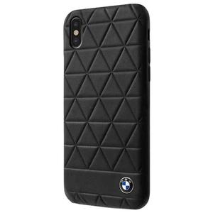 BMW Hexagon Case - Etui skrzane iPhone X (czarny) - 2859480741