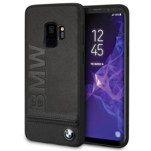 BMW Signature - Skrzane etui Samsung Galaxy S9 (czarny) - 2859480745