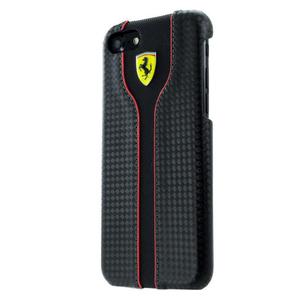 Ferrari Hardcase Racing - Etui skrzane iPhone 8 / 7 (czarny) - 2859480759