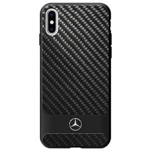 Mercedes Dynamic Line Carbon & Aluminium - Etui iPhone X (czarny) - 2859480766