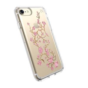 Speck Presidio Clear with Print - Etui iPhone 8 / 7 / 6s (Goldenblossoms Pink/Clear) - 2859480814