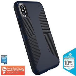 Speck Presidio Grip - Etui iPhone X (Eclipse Blue/Carbon Black) - 2859480822