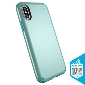 Speck Presidio Metallic - Etui iPhone X (Peppermint Green Metallic) - 2859480825