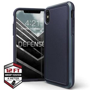 X-Doria Defense Ultra - Pancerne etui iPhone Xs / X (Drop test 4m) (granatowe) - 2859481061