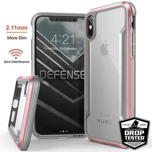 X-Doria Defense Shield - Etui aluminiowe iPhone Xs / X (Rose Gold) - 2859481078