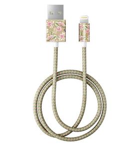 iDeal Fashion Cable - kabel lightning 1m (Champagne Birds) - 2859481409