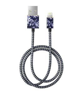 iDeal Fashion Cable - kabel lightning 1m (Sailor Blue Bloom) - 2859481413