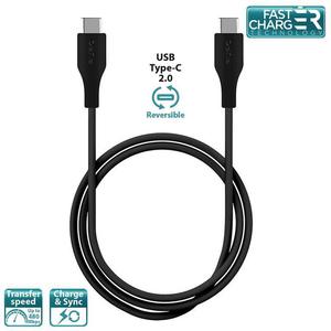 PURO Type-C Charge & Sync - Kabel USB-C 2.0 na USB-C 2.0 (1m czarny) - 2859481434