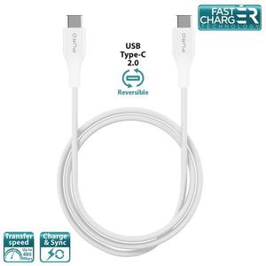 PURO Type-C Charge & Sync Kabel USB-C 2.0 na USB-C 2.0 2A 480 Mbps 1 m (biay) - 2859481436