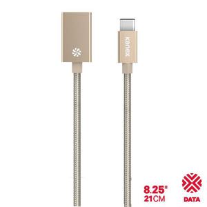 Kanex przejciwka DuraBraid Aluminium z USB-C na USB 3.0 typ A (zoty) - 2859481463