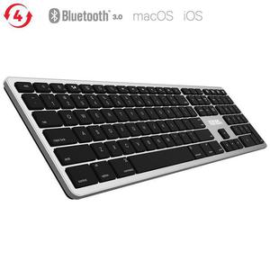 Kanex MultiSync Mac Keyboard - Pena klawiatura Bluetooth dla Mac & iOS (srebrny) - 2859481485