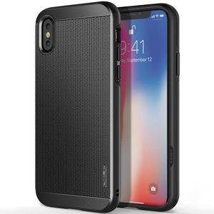 Obliq Slim Meta - etui ochronne iPhone X (czarne) - 2859481697