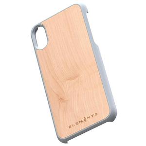 Nordic Elements Original Gefion - etui iPhone Xs / X z drewnem klonowym (jasny szary) - 2859481722