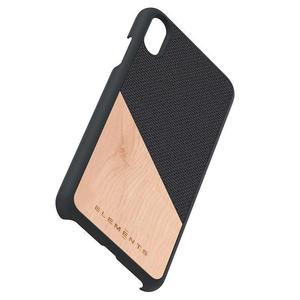 Nordic Elements Hel - Etui iPhone Xs Max z prawdziwym drewnem klonowym (ciemny szary) - 2859481750