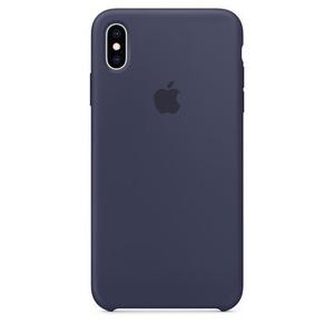 Apple Silicone Case - oryginalne silikonowe etui iPhone Xs Max (nocny bkit) - 2859481796